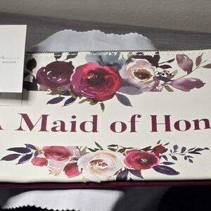 Floral Cosmetic Bag - Maid of Honor
